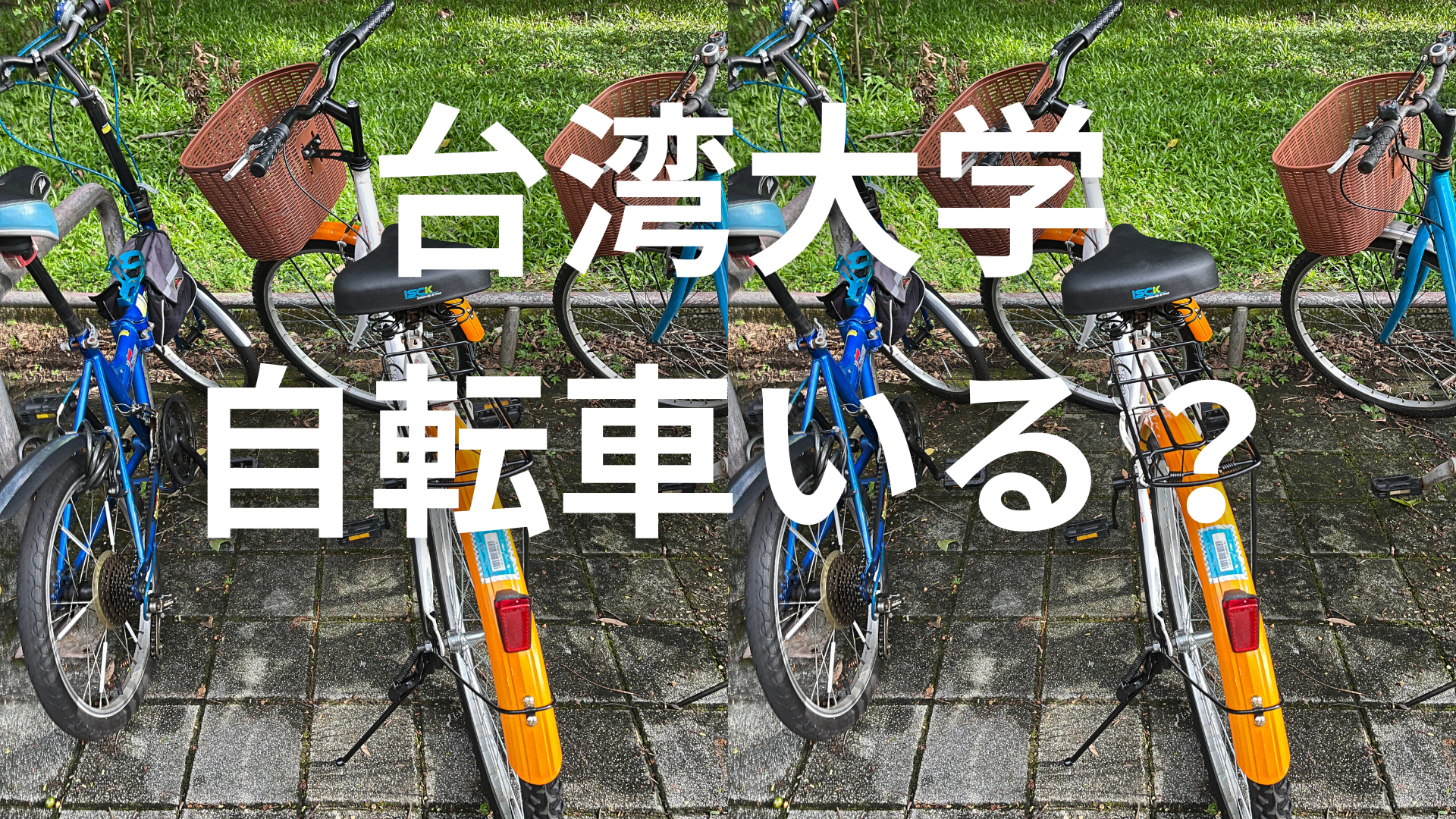 台湾大学で自転車を買うの巻